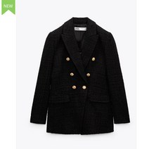 자라 자켓 ZARA 더블 블랙 정장 여자 간절기 2761257