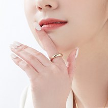 도로시 14k 18k 볼록돔 할로우 반지_소