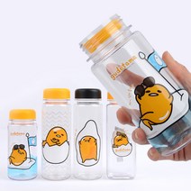 게으른 구데타마 마이보틀 물병 텀블러 나들이 소풍 선물 낚시 직장인 휴대용 레저 보냉 카페 학생, 사각보틀(노랑)