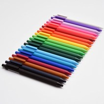 카코 KACO 퓨어 소프트 젤펜 (20가지 컬러펜), 씨블루(컬러심)