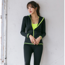 여성 헬스 트레이닝 스포츠패션 후드집업