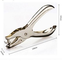펀치 구멍 종이 펀칭 타공기 6mm 3mm 1.5mm 작은 모양의 원형 금속 단일 핸드 헬드 펀처 태그 의류 티켓에 대한 소프트 처리, 스타일3