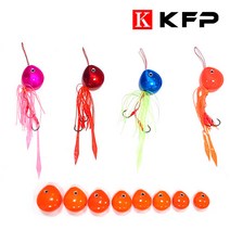 브랜드없음 KFP 유동식 타이라바 80g/선상 참돔낚시, 선택완료, 오랜지