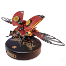 로보타임 ROBOTIME rokr scout beetle mi02 abs metal punk style 3d 퍼즐 선물, 2-검은색