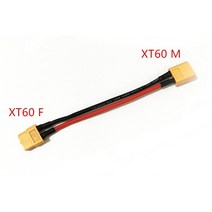 Amass XT60 ~ 수 암 소프트 실리콘 플러그 커넥터 어댑터 케이블 FPV RC 리포 배터리 ESC 모터 드론용 16, 03 XT60 F to XT60 M