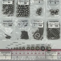 KEETOGETHER 정밀 베어링 볼 G100 304 스테인레스 스틸 부드러운 볼 직경 1-12mm DIY 수리 야외 사냥용, 31 13mm-3Pcs