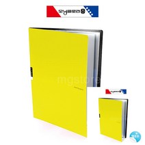 투칼라 클리어화일 10매 옐로우 부동산계약서파일 화일철 파일케이스 파일철 파일정리 종이파일