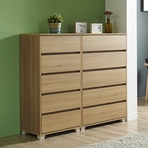 선스톤1400 서랍장세트, 오크