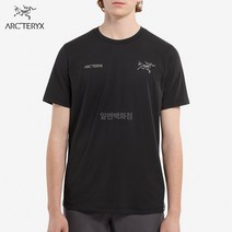 아크테릭스 남성 23SS 등산 골프 헬스 숏슬리브 반팔 티셔츠 ATNSMX6523/BLK