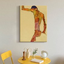 더 아트 컴퍼니 에곤쉴레 감성인테리어 명화그림 22종, 12. ES-뒷태 누드