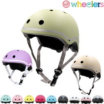 wheelers 유아 아동 주니어 인라인 킥보드 스포츠 안전모 헬멧 S-XL, 블루