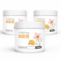 벌 화분 비폴렌 스페인산 100% 먹는화분 효능, 3통, 250g, 250g
