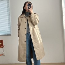 라멜라 / 하이 코튼 패딩 바바리 코트