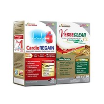 LABO Nutrition 영양 Vesse CLEAR CX CardioREGAIN 낫토키나제 감마 오리자놀 유비퀴놀 CoQ10 가네카 QH 100mg 소나무 껍질 추출물
