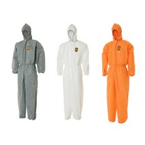 미세 분진 및 친수 액체 방어용 작업복 Dust & Water Protection Coverall A20 후드 L XL 회색 2종, 후드 XL 회색 (A07-36-226)