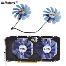 그래픽카드 원본 85MM FDC10U12S9-C RX570 그래픽 카드 팬 그의 AMD Radeon RX 470 480 IceQ X² GPU 쿨러, 한개옵션0