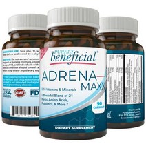 adrena-maxx - 천연 부신 보충제 45일 공급 - 피로 완화 부신 기능 지원 스트레스 반응 향상된 에너지 - 순수한 유기농 성분 -...