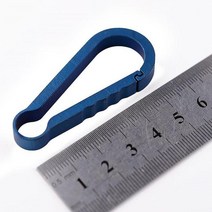 고리미니 티타늄 키 체인 백팩 버클 25kg 디자인 소형 대형 크리에이티브 내구성 적재, 02 Blue L