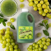 [업체발송] 흥국에프앤비 샤인머스켓 농축액 1.5L 1박스 6개, 단품, 단품