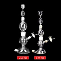 실험키트 125ml 250ml kipp의 장치 수소 생성 유리 가스 실험실 용품, 02 250ml
