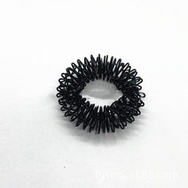 손가락 마사지 반지 침술 반지 건강 관리 바디 마사지 휴식 손 마사지 손가락 체중 감량 손가락 마사지 손 지압용 뾰족한 감각 링 개, G.5개 블랙