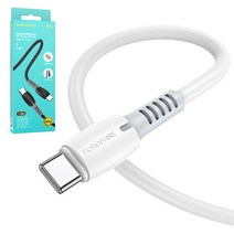 Borofone USB C to C 고속 충전 데이터 케이블 100W PD 1.0m 블랙 화이트 색상