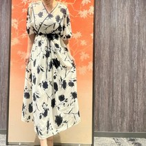 야자수 랩 원피스