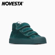 [노베스타(신발)] [공식판매처] 노베스타 키즈 코듀로이 드리블 운동화 MONO GREEN