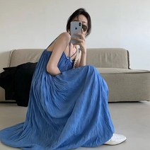 벨벳 포켓 파티 누빔 코디 파인 휴가 의류 여성 주름 원피스 데일리 방콕