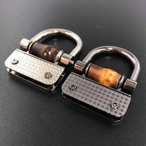 가죽 공예 가방 뱀부 디링 클러치 제작 만들기 실버