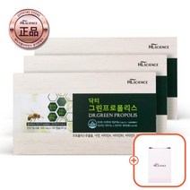 [쇼핑백증정] 닥터 그린프로폴리스 츄어블 9개월분, 단품