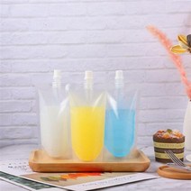 스파 우트 주스 음료 파우치 음료팩 200ml 보관 용기 치어팩 파우치팩 쥬스팩 쥬스파, 상세페이지 참조
