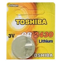 도시바)코인형건전지(CR2430) 수은건전지 코인건전지 동전배터리 동전건전지 건전지