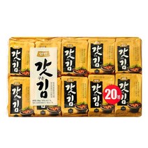 동원 양반 갓 구운 재래김 5Gx20봉, 옵션1 - 기본포장 (박스or비닐포장) (+0원)