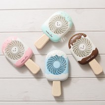 아이스크림 선풍기 미니선풍기 저소음 휴대용선풍기, 아이스크림선풍기_민트