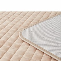 더안 대호플러스 EMF 탄소 카본 온열 전기 요/ 매트/ 장판 싱글 더블 퀸사이즈 1인 2인 3인, emf탄소 극세사 베이지 소