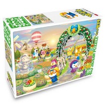 뽀롱뽀롱뽀로로 100 pcs직소퍼즐: 풍차언덕, 학산문화사