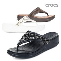 크록스 몬터레이 웨지플립 여성샌들 3종