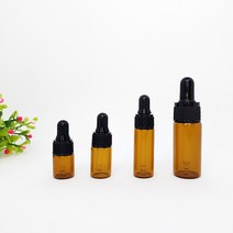 갈색 스포이드 유리 공병 2ml 3ml 5ml 10ml 향수병 아로마 오일, 5ml(10개 1세트)