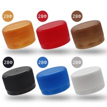 생수기본캡28mm(100ea)색상6종 페트병 전용뚜껑, 골드(100ea)