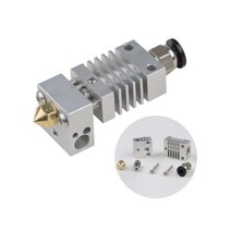 Acxico 1세트 올 메탈 핫엔드 키트 티타늄 열 차단 CR-10 3D 프린터 XWQ
