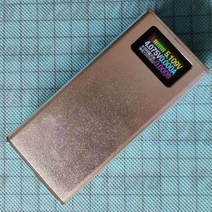 T12ZR 컬러 스크린 21700 대용량 모바일 전원 PD3 양방향 고속 충전, 실버 호스트