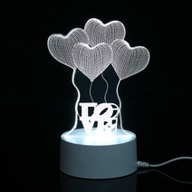 LED 러브 무드등 아크릴 LED취침등