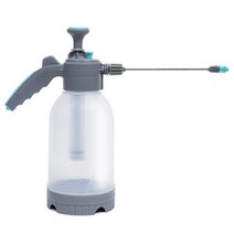 ZIO-BIZ 롱노즐 초강력 압축분무기 투명그레이 / 원예 화분 농약 정원 세차 방역 청소 고압 자동 분사기 분무기, 1개