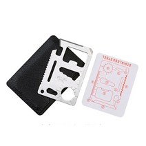 카드형 서바이벌 도구 스테인리스 멀티툴 칼, 등산용 카드칼