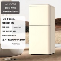 레트로 복고풍 디자인 냉장고 컬러별 모음 Y2K, O. 158 크림 화이트  손잡이 없음