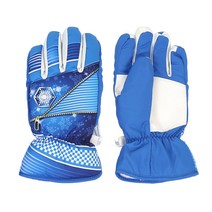 겨울 어린이 패딩 방한장갑 방수 아동 눈썰매 주니어 외출용, 블루(랜덤)