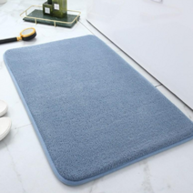 마벨인홈 메모리폼 러그 발매트, 블루