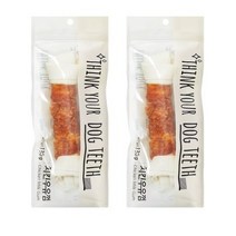 Think your dog teeth 딩고 우유 껌 130g, 치킨, 2개