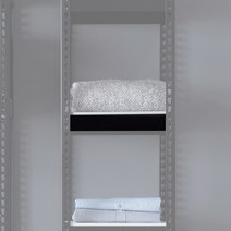 [디디지메이트]스피드랙 틈새수납장 선반추가, 400/1100/블랙